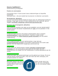 Ondernemingsstrategie deel 1