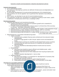 industrial development policy