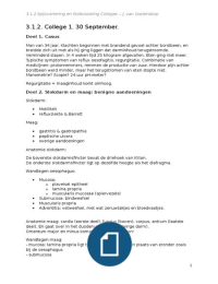 College samenvatting Spijsvertering en stofwisseling