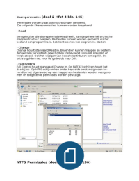 Share en NTFS permissies server 2012