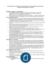 Other International Crimes (including Terrorism)