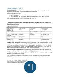 Samenvatting hoorcolleges Academic Skills