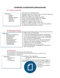 natuurkunde 3e klas havo/vwo h3 elektriciteit (nova)