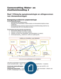 Samenvatting Nierziekten en MDL Geneeskunde