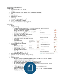 Dermatologie samenvatting