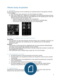 Nucleaire Geneeskunde - Whole body acquisitie