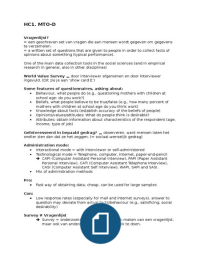 SPSS en Statistiek (MTO)