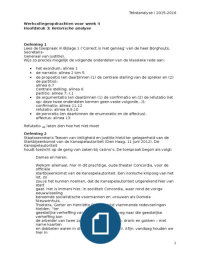 Opdrachten tekstanalyse week 4