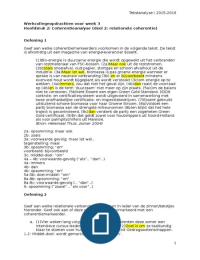 Opdrachten tekstanalyse week 3