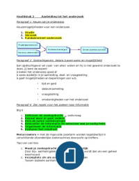 Hoofdstuk 2: Aanleiding tot het onderzoek