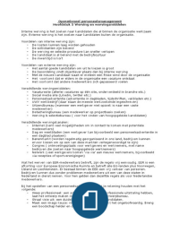 Operationeel personeelsmanagement, hoofdstuk 5 t/m 19 en 28 t/m 36