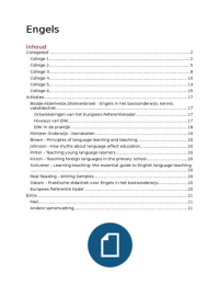 Engels in het basisonderwijs