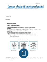 Scheikunde kenniskaart 2: Soorten stof roostertypen en formuletaal