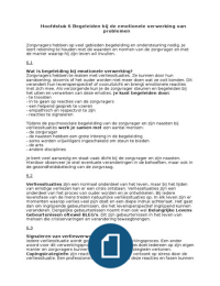 Ondersteunende begeleiding. Hoofdstuk 6. Begeleiding bij de emotionele verwerking van problemen. 