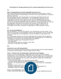 Ondersteunende begeleiding. Hoofdstuk 8. Begeleiding bij het maatschappelijk functioneren. 