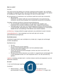 Samenvatting college gezondheidsrecht wat is recht?