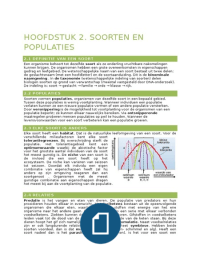 nectar hoofdstuk 2 soorten en populaties