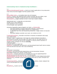 Samenvatting Taal en Taalwetenschap (inclusief begrippenlijst/aantekeningen)