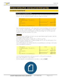 Antwoorden bedrijfseconomisch rekenen exploitatiekosten: theoretische consumentenprijs 