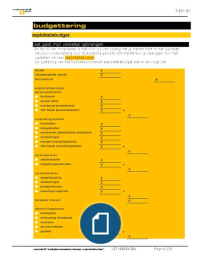 Antwoorden bedrijfseconomisch rekenen exploitatiekosten: budgettering