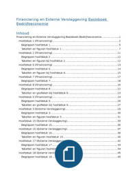 Samenvatting Financiering en Externe Verslaggeving