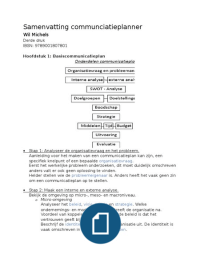 Communicatieplanner Wil Michels 9789001807801