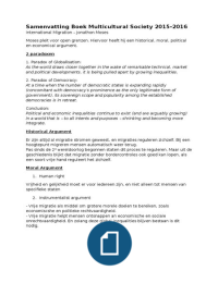 Samenvatting Moses International Migration