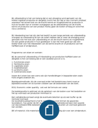 Samenvatting Logistiek