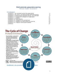 Motiverende gespreksvoering Samenvatting 