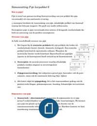 Samenvatting Pijn