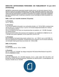 Antwoorden tentamen 18 juni 2014 (2e kans)