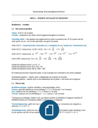 Samenvatting Basisvaardigheden Rekenen (toetsstof wiscat)