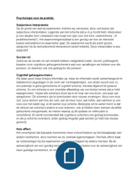 Samenvatting Analyse Client en Omgeving aan de hand van de begrippen. 