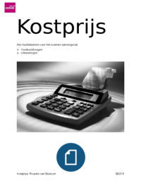 KP - PDB - Kostprijscalculatie complete samenvatting