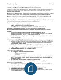  Samenvatting Strategische en operationele marketingplanning- Kernstof B H1, 2, 3, 4, 6, 8 en 14