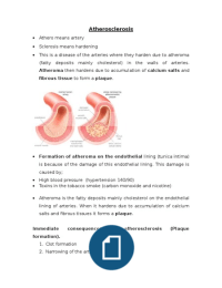 Atherosclerosis