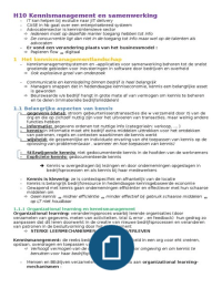 H10 Beleidsinformatica: Kennismanagement en samenwerking