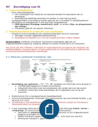 H7 Beleidsinformatica: Beveiligiging van IS