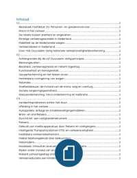 Samenvatting mobiliteit conceptueel 1: verkeersveiligheid 