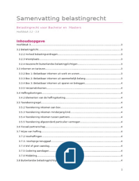 Samenvatting belastingrecht H3