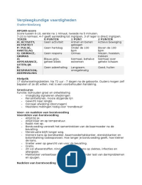 Jaar 2 - Verpleegkundige vaardigheden - periode 3 - samenvatting