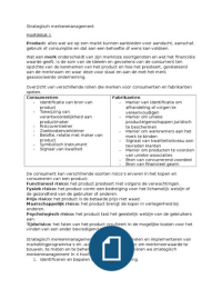 Strategisch merkenmanagement h. 1-2-3-5