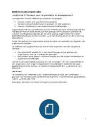 Organisatie en Management