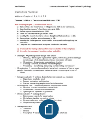 Complete (!) Summary for the Final Exam Org Psychology