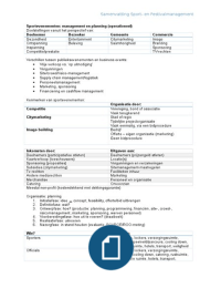 Samenvatting Sport- en festivalmanagement