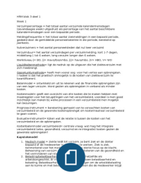 Hrm samenvatting blok 3 deeltentamen 1+2