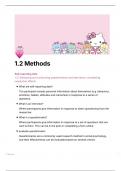 Social psychology Methods