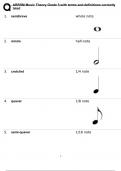 ABRSM MUSIC THEORY ALL GRADES TERMS