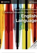 Mike Gould and Marilyn Rankin Cambridge International AS and A Level English Language