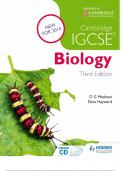 Cambridge-IGCSE Biology Third Edition D G Mackean Dave Hayward C